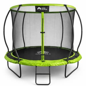 LITTLE MONKEY Trampolin Calabaza 8 Pies 2.44 m Red Seguridad Escalera Verde