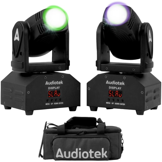 Kit 2 Cabezas Móviles Roboticas 4 En 1 Rgbw 50w 360