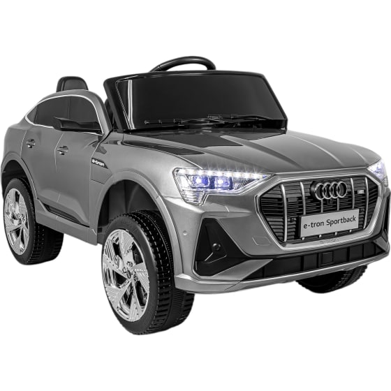 LITTLE MONKEY Carro Electrico Montable Audi 12V Gris Control Remoto Ninos