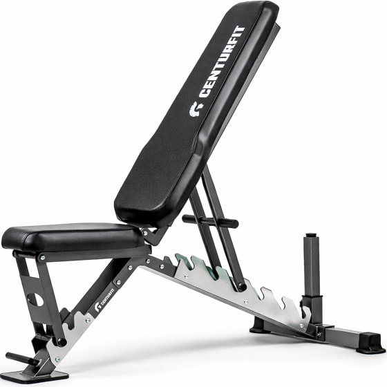 CENTURFIT PRO Banco Multiposiciones 500 kg Respaldo 6 Niveles Asiento 3 Gym