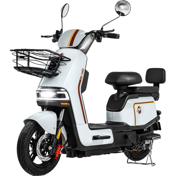 BIZMO Bicicleta Electrica Globe 3 Velocidades 50 km/h Frenos Disco Gris