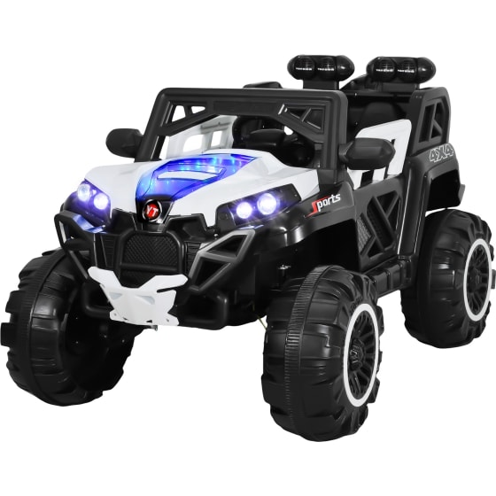 LITTLE MONKEY Carro Montable Electrico Buggy 12V Bluetooth Blanco
