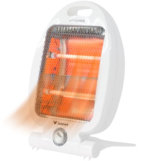 Calefactor Electrico 800 W 2 Niveles Calefaccion Blanco