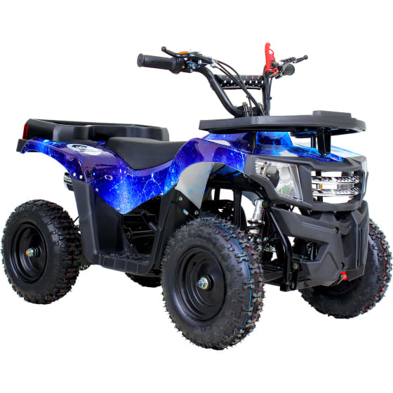 Little Monkey Cuatrimoto Gasolina 49cc ATV Ninos 35kmh Frenos Disco Azul