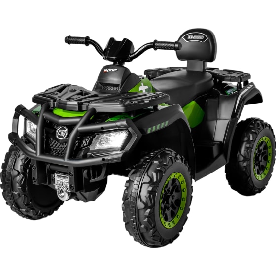 LITTLE MONKEY Cuatrimoto Electrica Infantil ATV 12V Bluetooth USB Verde
