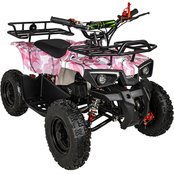 LITTLE MONKEY Cuatrimoto Gasolina 49cc Infantil ATV 45kmh Montable Rosa