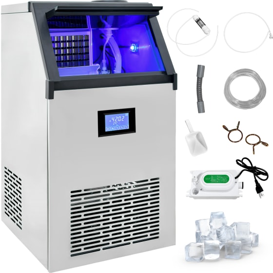 Gutstark Maquina Hielo Comercial 70 Kg Dia 430W Pantalla Tactil