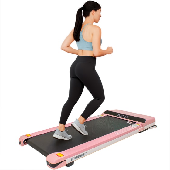 Caminadora Centurfit Mkz Walking Pad Eléctrica 10 Km/h Rosa
