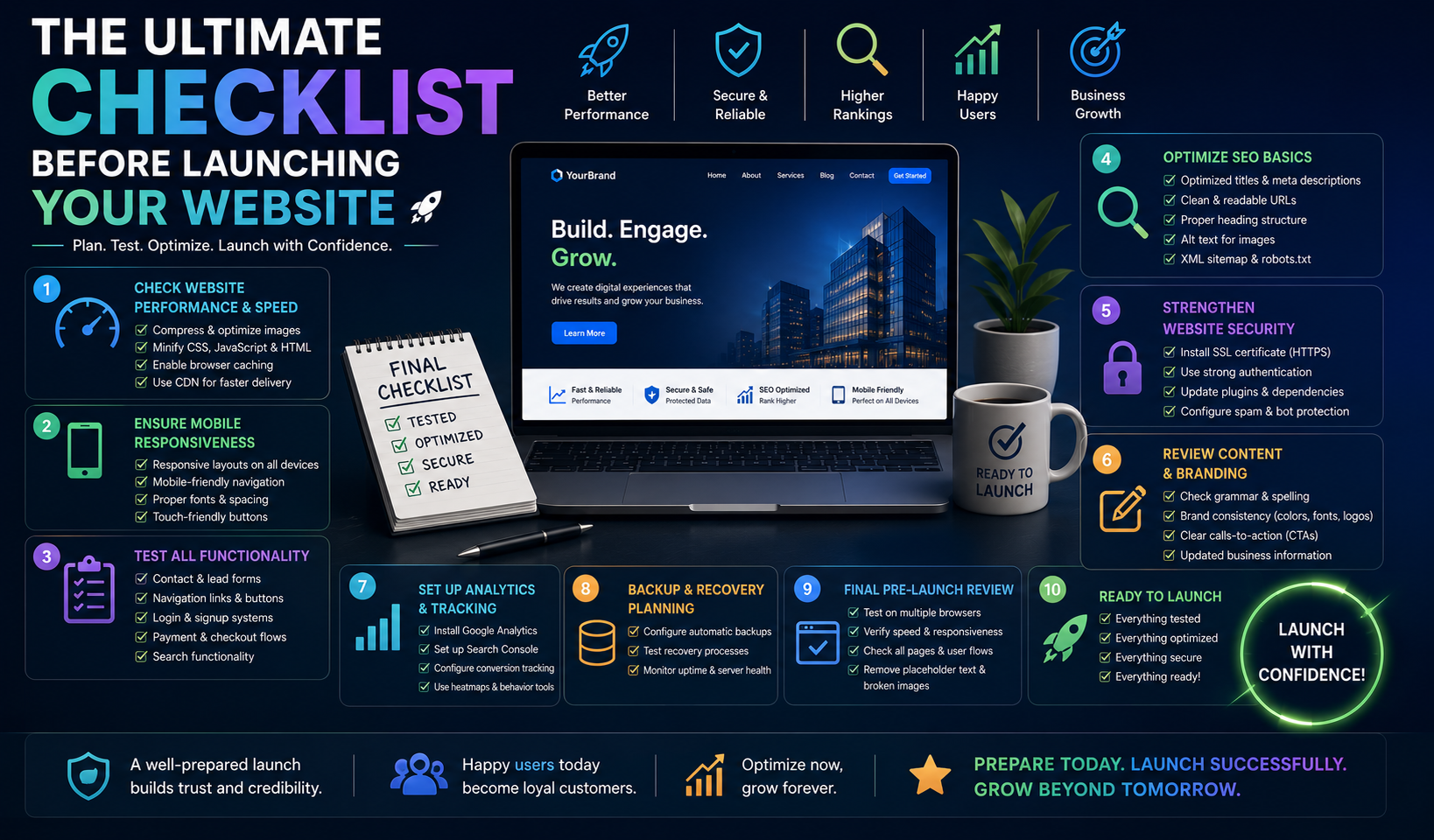 The Ultimate Checklist Before Launching Your Website