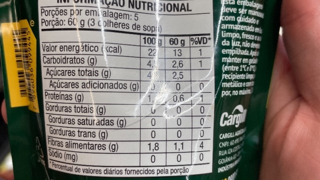 Rótulo do produto Extrato/Molho de Tomate Básico