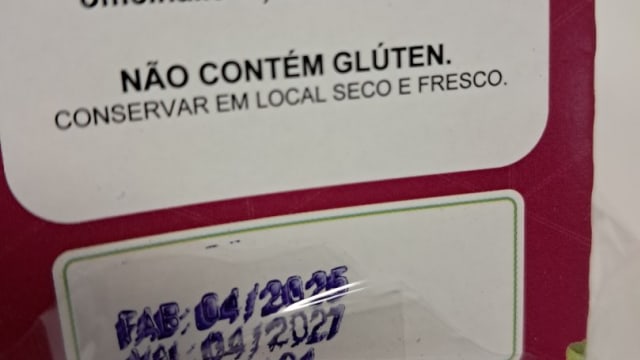 Rótulo do produto Chá/Infusão de Melissa
