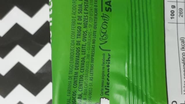 Rótulo do produto Produto Integral Embalado