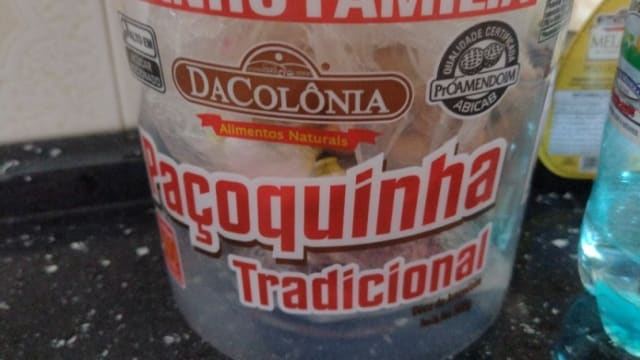 Rótulo do produto Paçoquinha Tradicional DaColônia