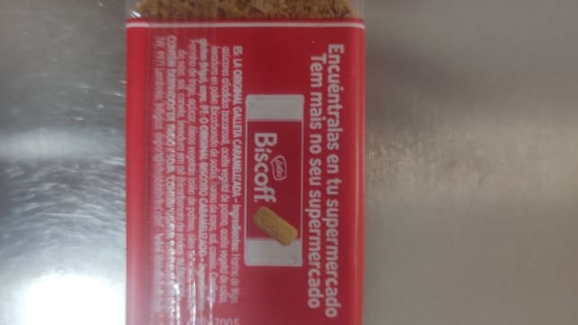 Rótulo do produto Lotus Biscoff - Biscoito Caramelizado