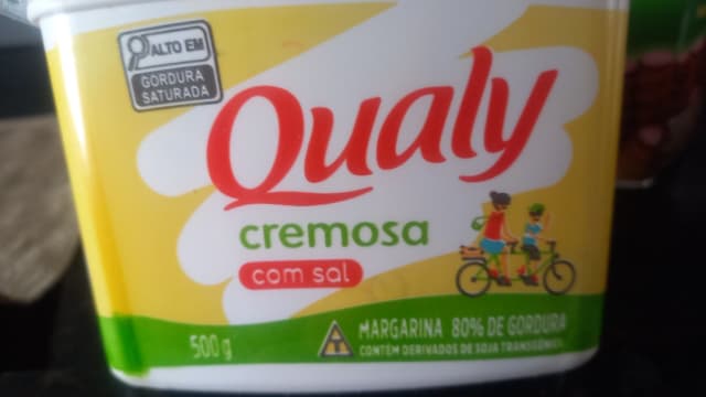Rótulo do produto Margarina Qualy Cremosa com Sal