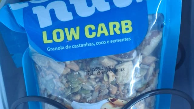Rótulo do produto Nuts Low Carb - Granola de Castanhas, Coco e Sementes