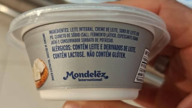 Rótulo do produto Cream Cheese Mondelez