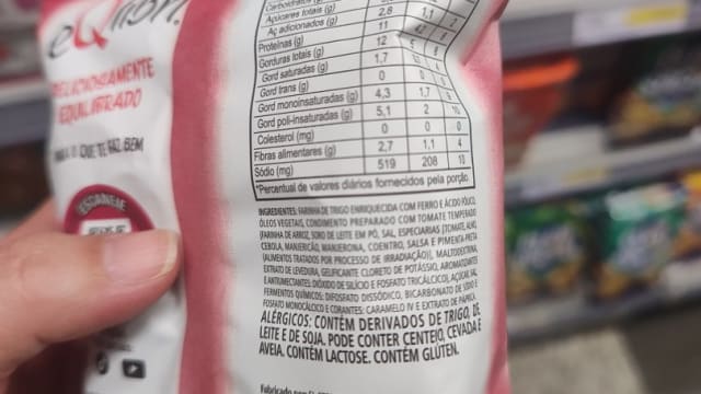 Rótulo do produto eQlibri Tomate Temperado