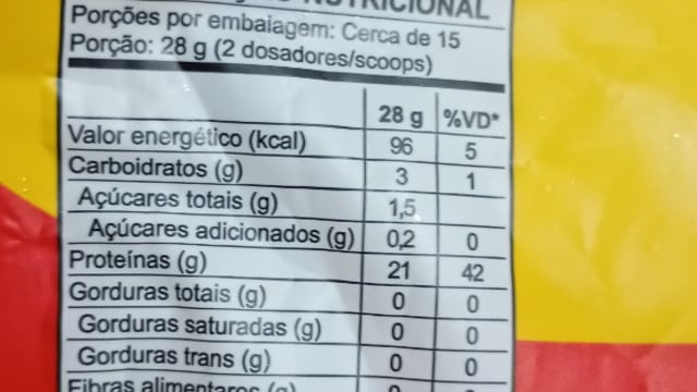 Rótulo do produto Proteína Uêvo (Clara de Ovo Desidratada)