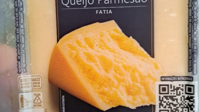 Rótulo do produto Vigor Queijo Parmesão Fatia