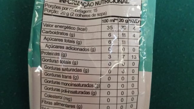 Rótulo do produto Leite em Pó Desnatado Instantâneo La Serenissima