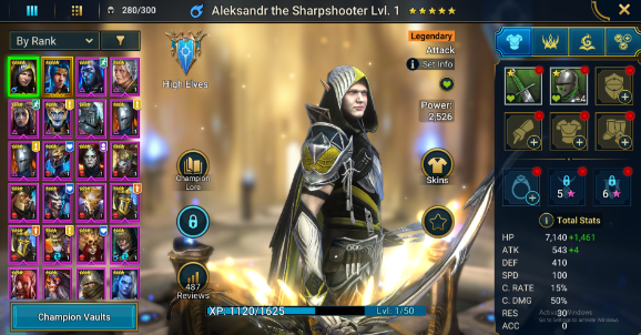 Ninja & Aleksandr LVL 60 |  2 Legendary |  49 Epic |  54K Energy |  9.67M Silver | R4