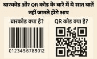 Barcodes and QR codes