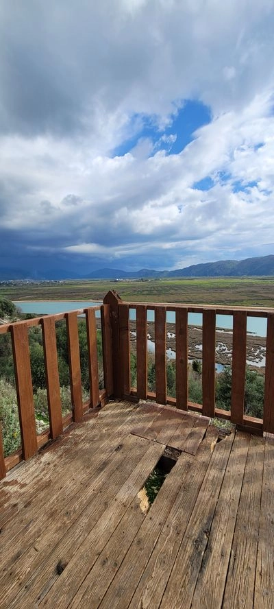 View of Butrint viewpoint in Ksamil, Albania