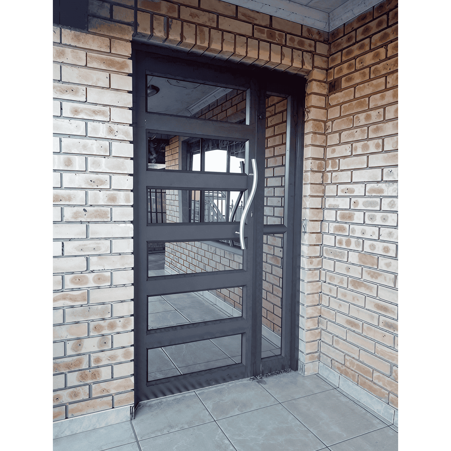 Steel balustrade