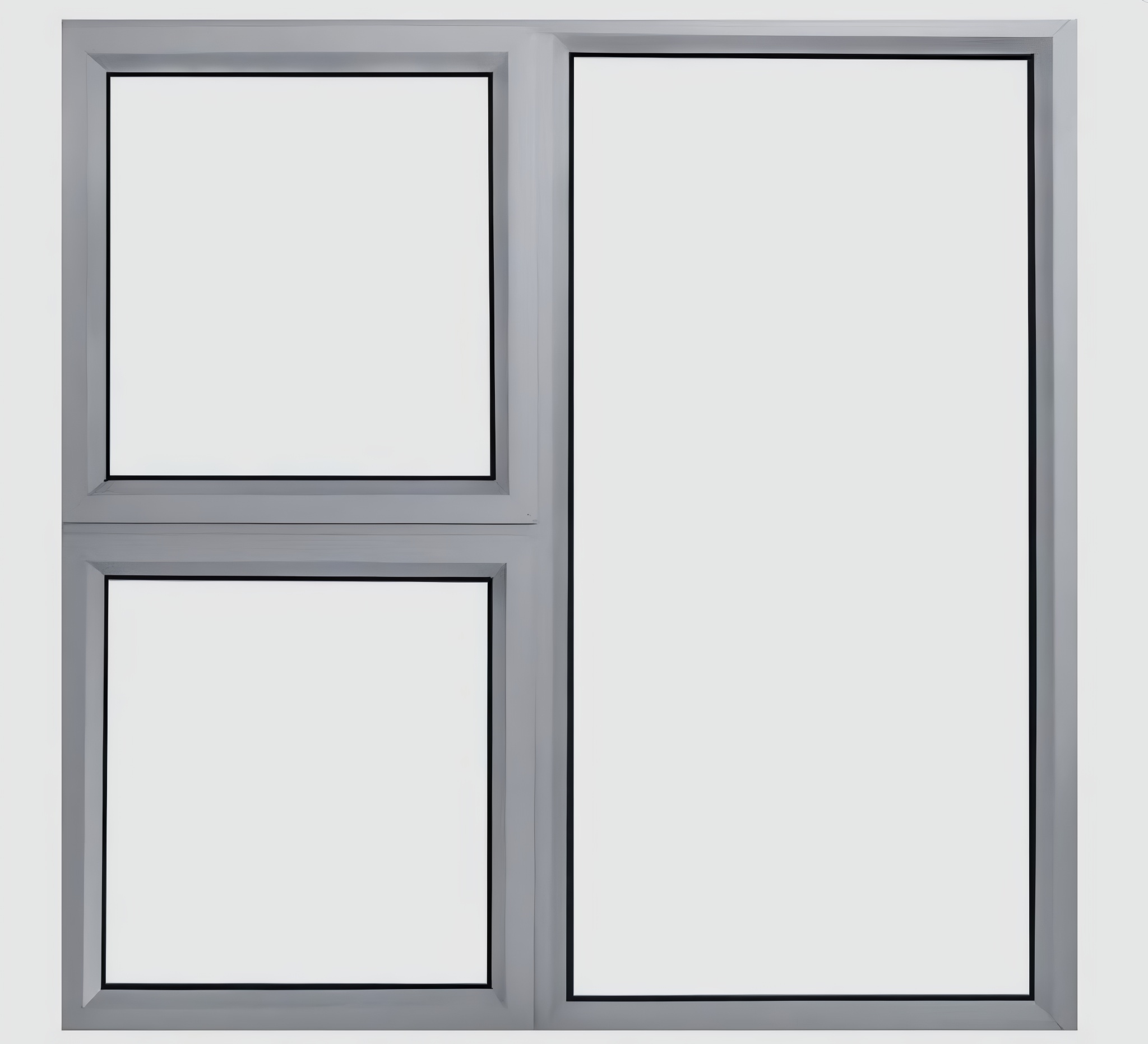 Split-Panel Aluminium Window