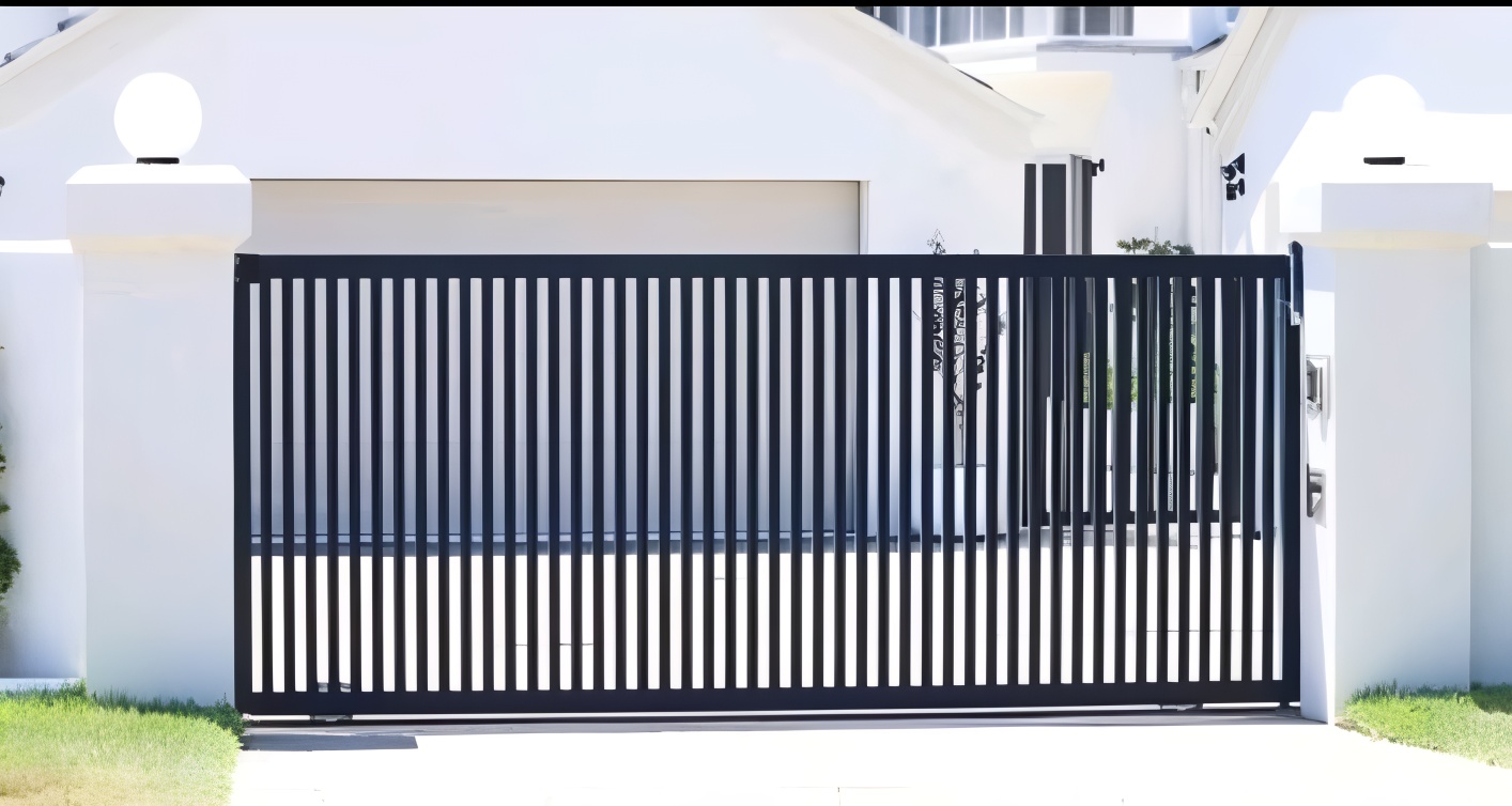 Modern Black Steel Gate