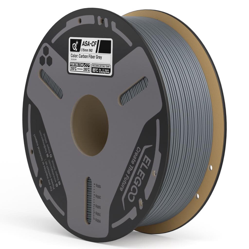 Bobina de filamento ASA-CF Elegoo 1,75 mm, color gris