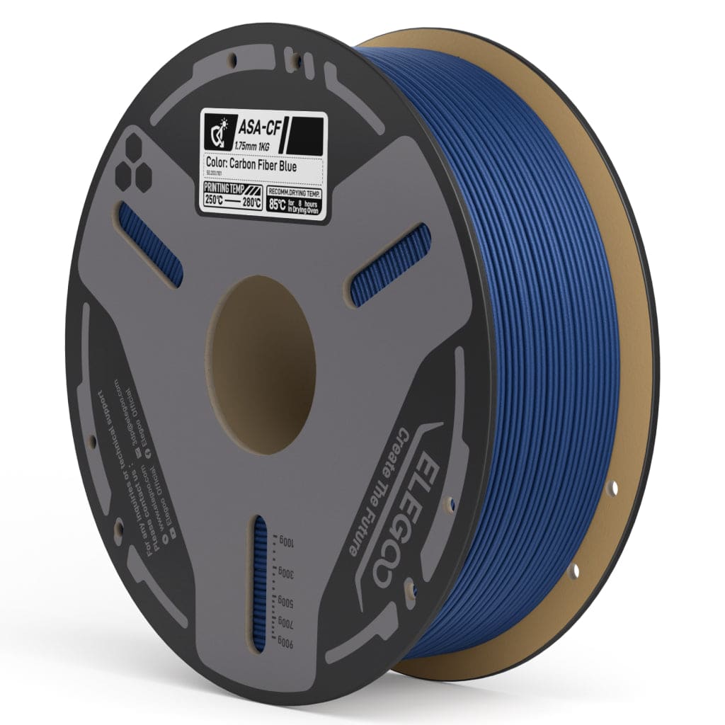 Bobina de filamento ASA-CF Elegoo 1,75 mm, color azul