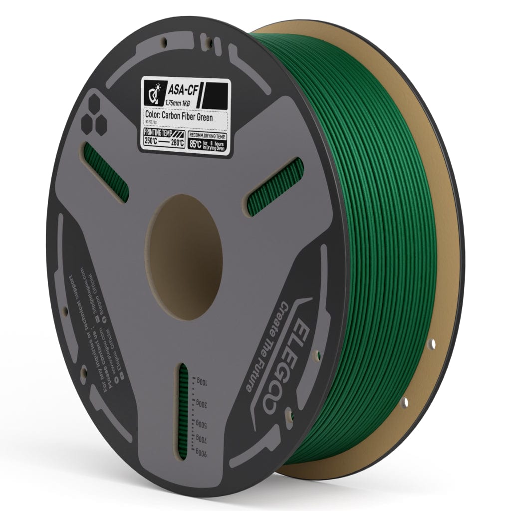 Bobina de filamento ASA-CF Elegoo 1,75 mm, color verde