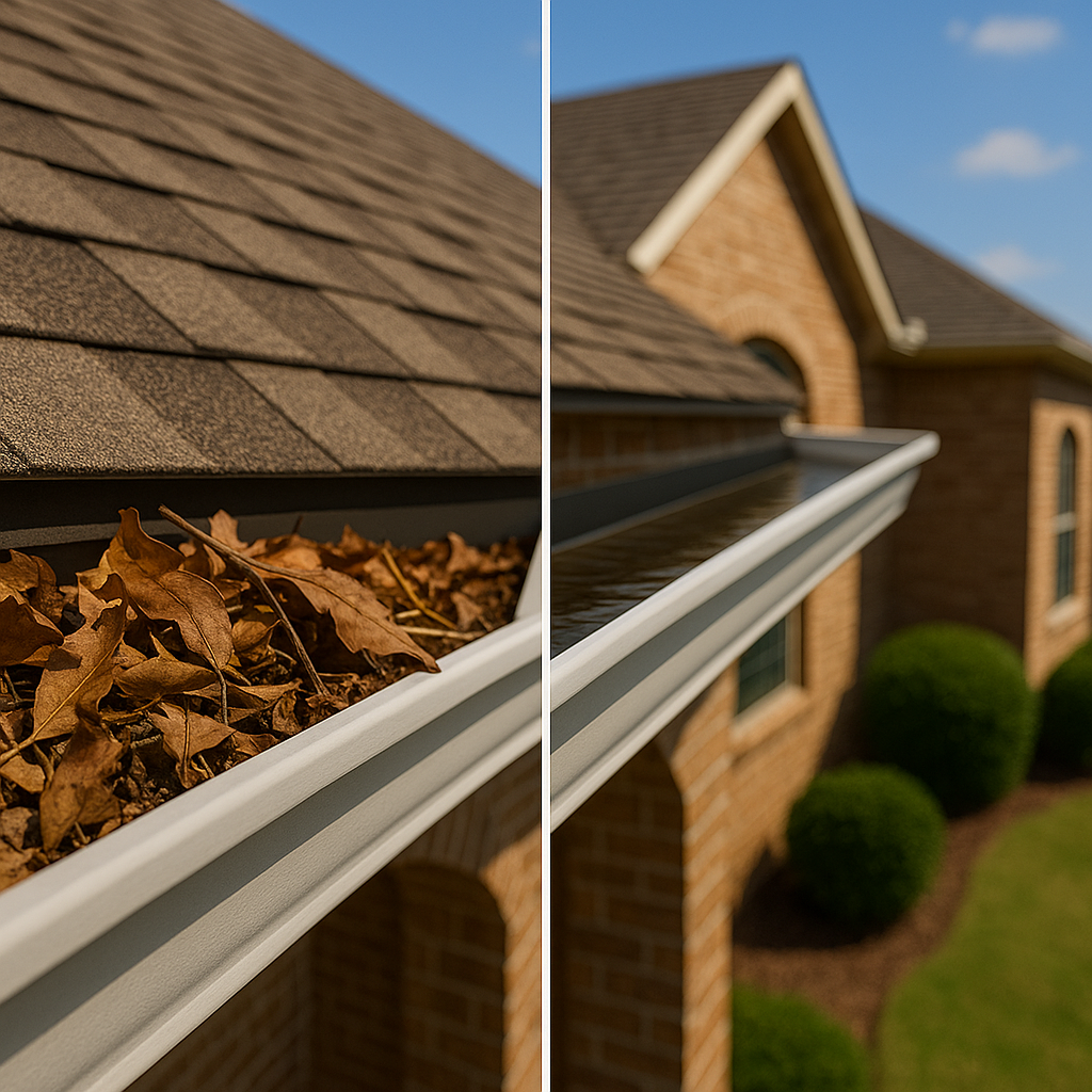 Professional gutter cleaning service in Dallas-Fort Worth