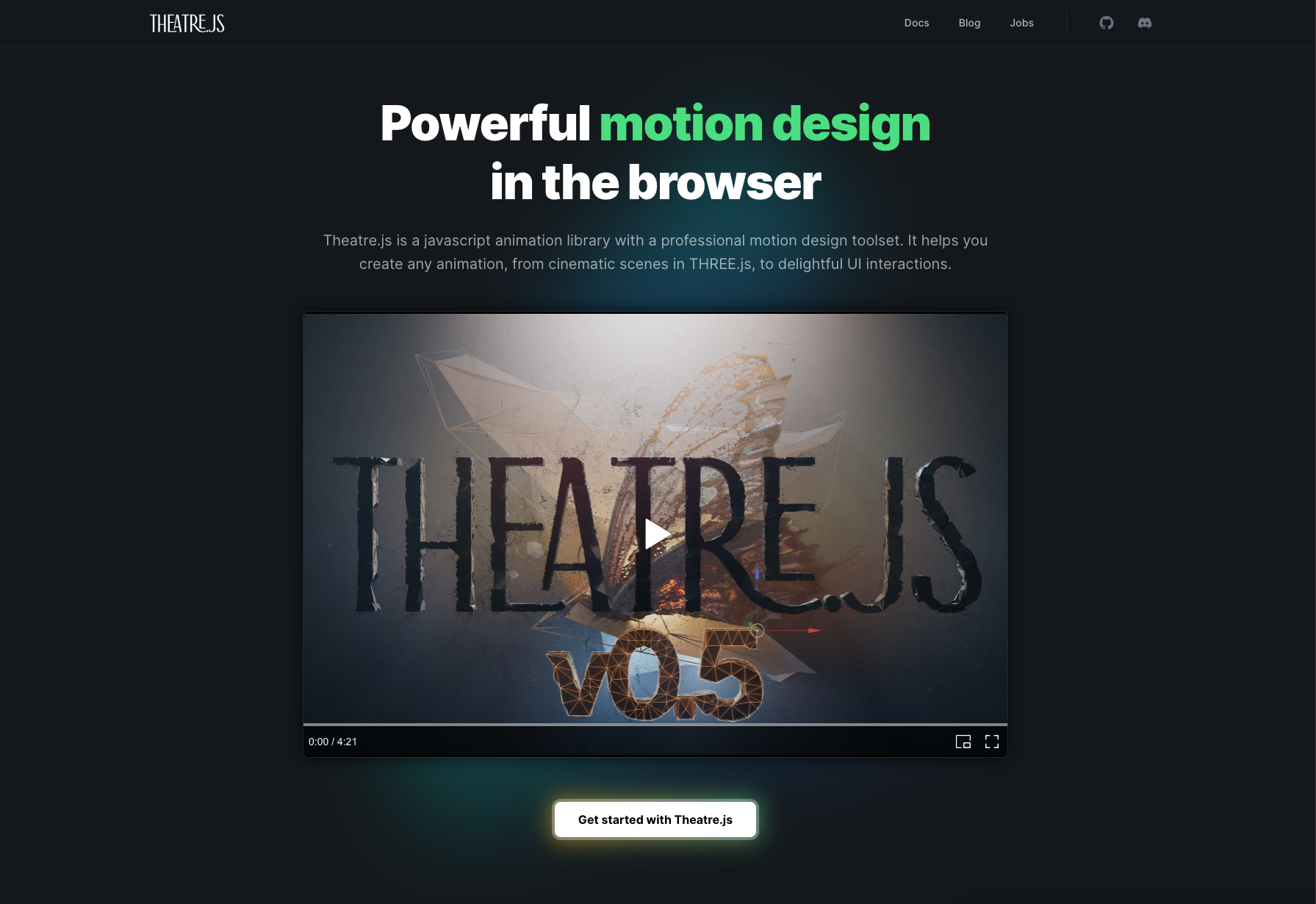 Theatre.js