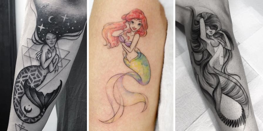 Mermaid Tattoo Meanings and Design Ideas  TatRing