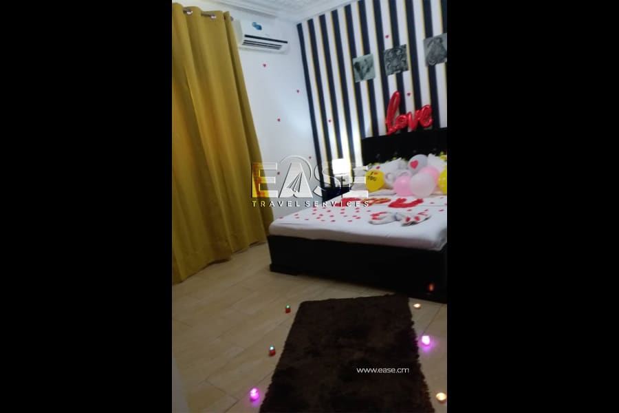 Very nice furnished apartment purple living room - Douala Ndogbong 5