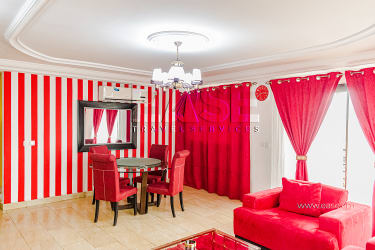 Appartement meublé salon rouge - Douala Ndogbong 3