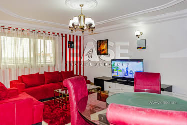 Appartement meublé salon rouge - Douala Ndogbong 5