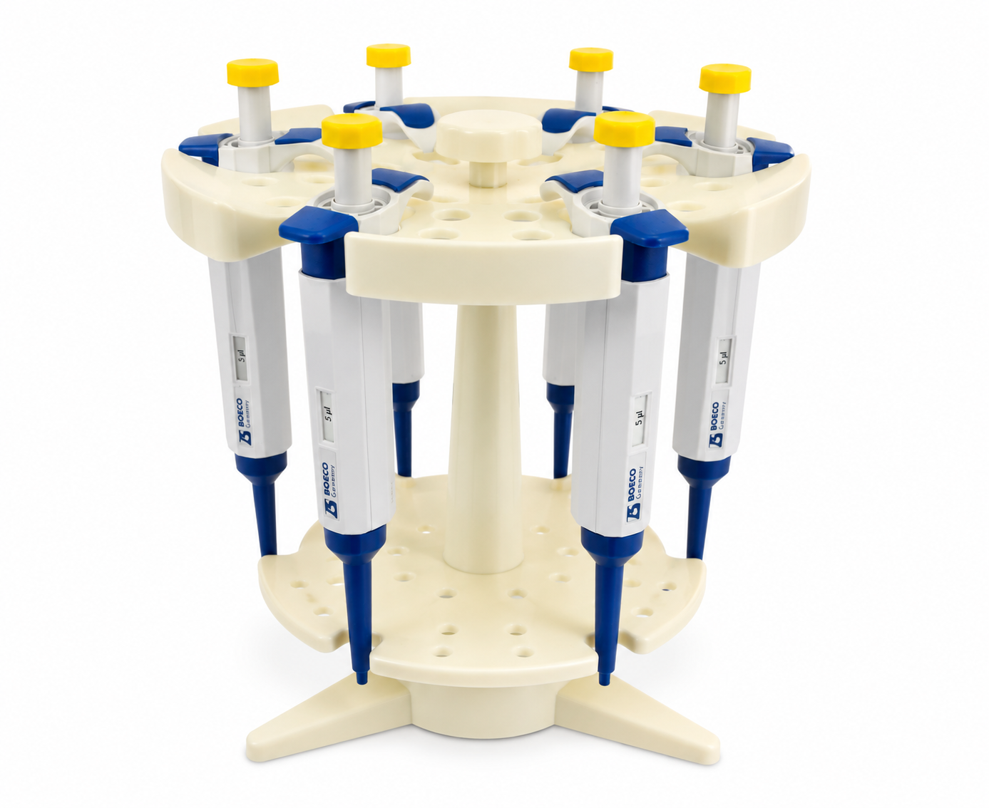 Rack Tipo Carrusel Para 6 Micropipetas