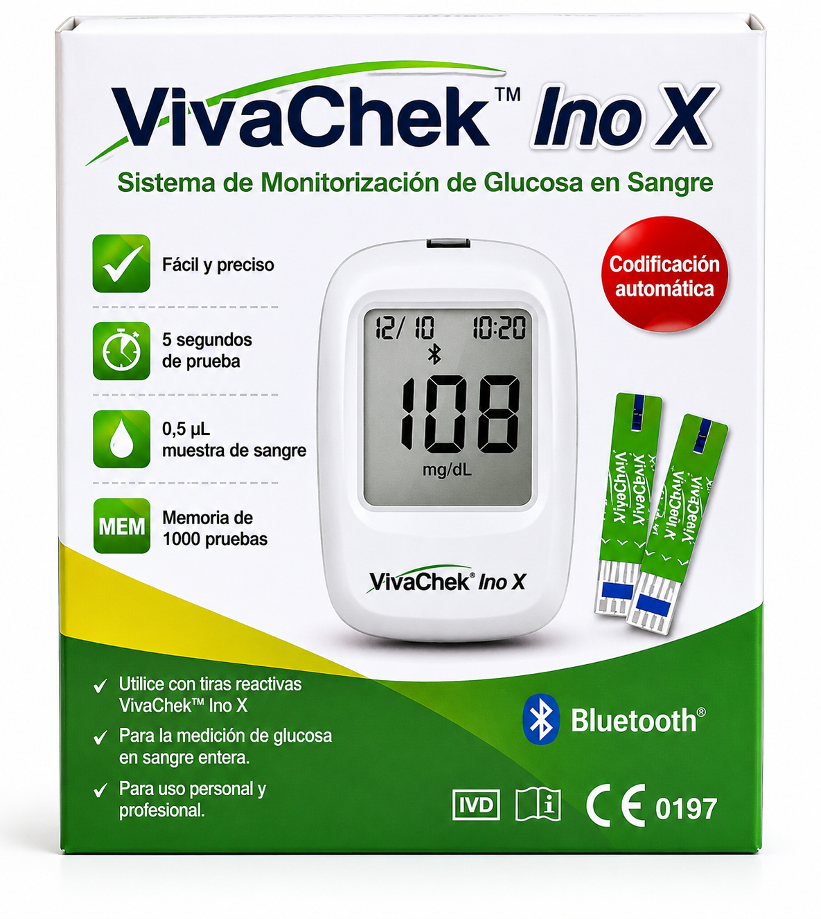 Glucómetro Vivachek Ino S