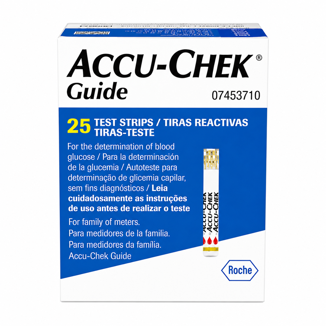Tira Accuchek Guide (Caja de 25 Und)
