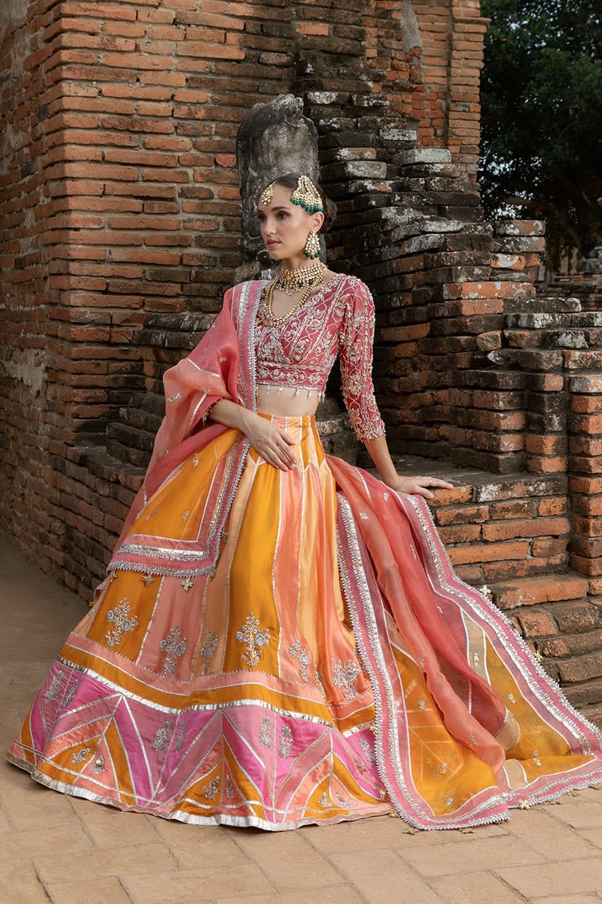 Sia — Rainbow Chatta Patti Lehenga