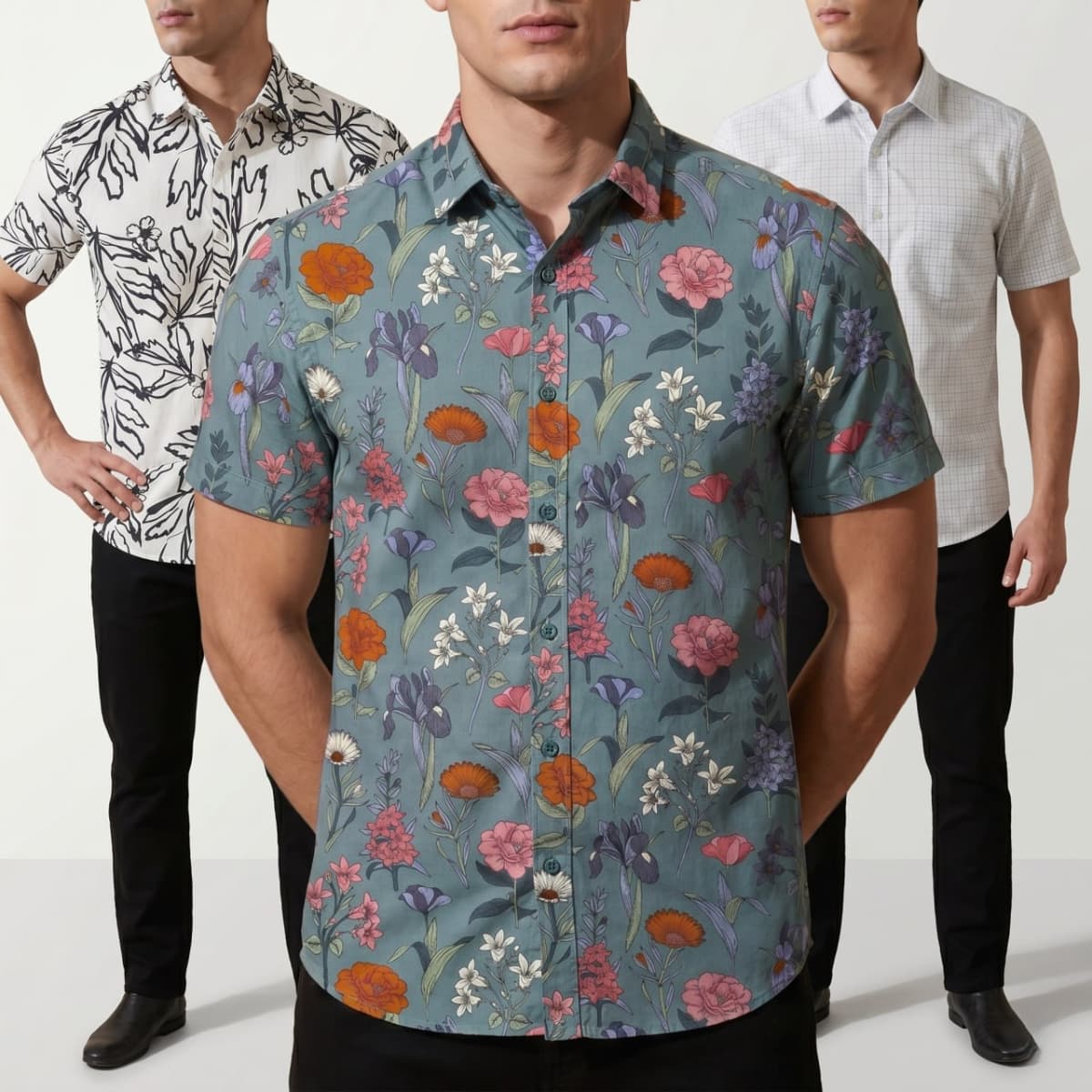 Premium Formal Half Sleeve Printed Shirt