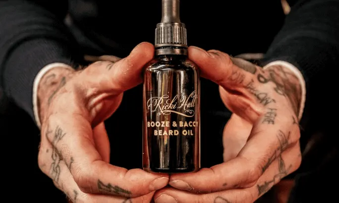 Ricki Hall Booze & Baccy beard oil