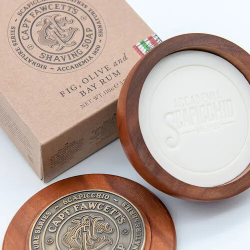 Scapicchio Fig, Olive & Bay Rum Shaving Soap