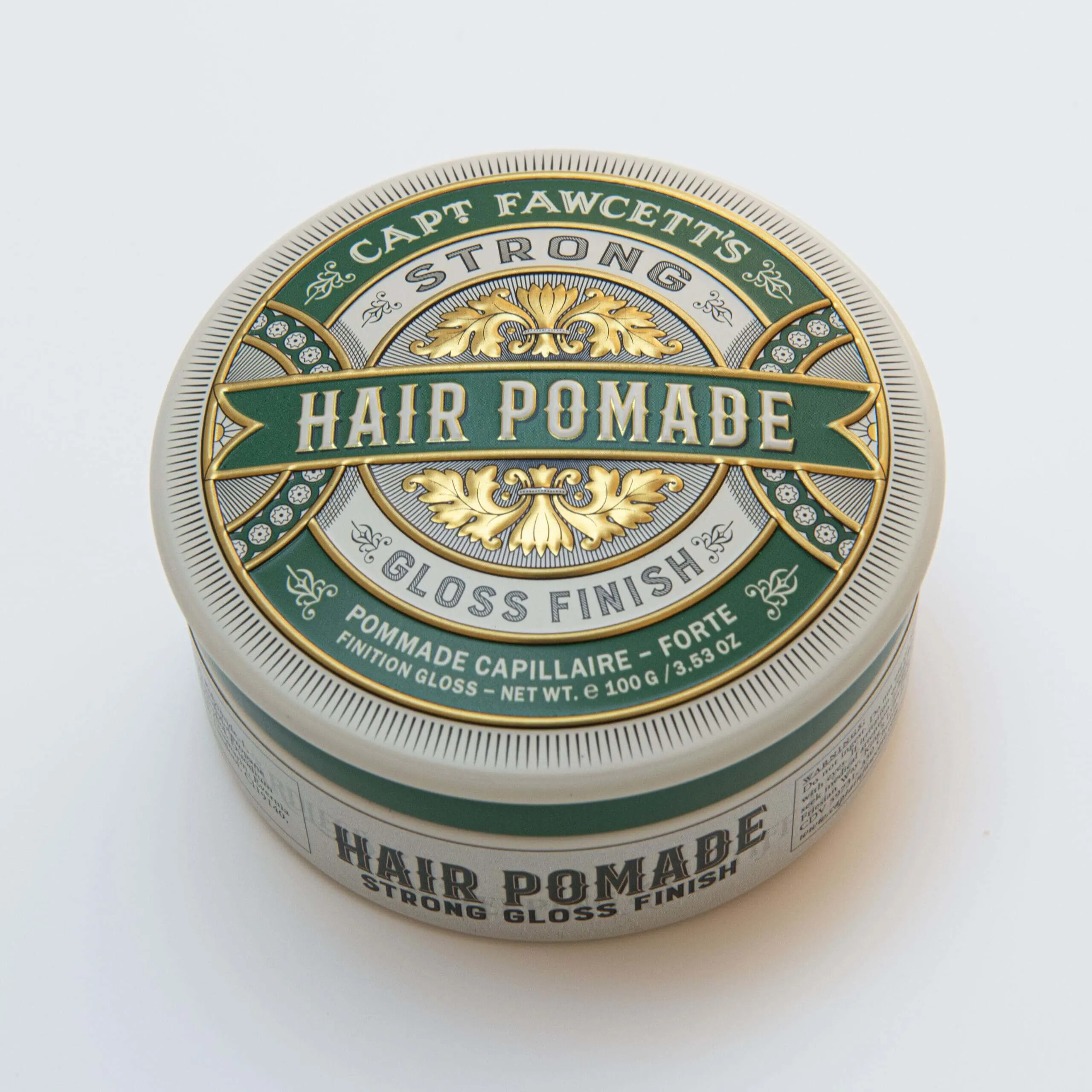 Captain Fawcett strong hold gloss hair pomade