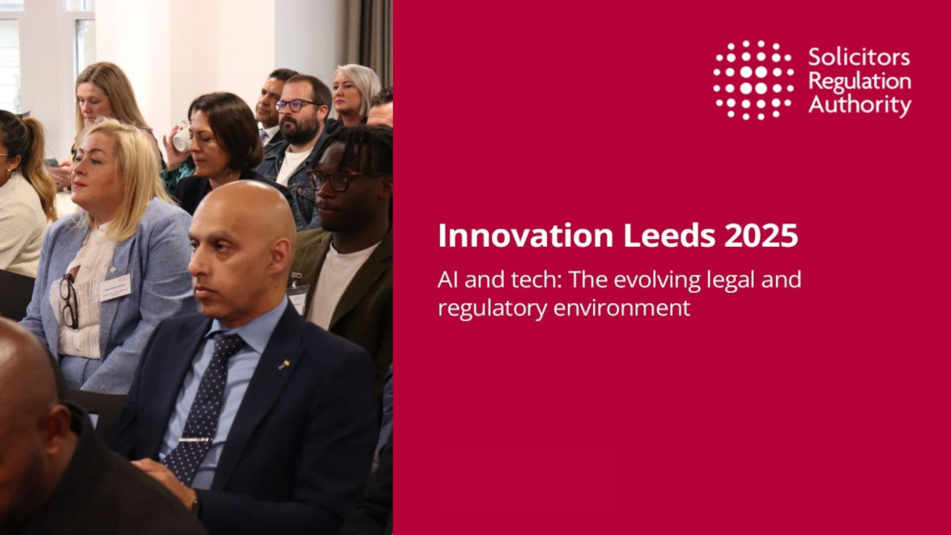 Garfield AI CEO Philip Young on SRA Innovation 2025 panel discussing AI governance