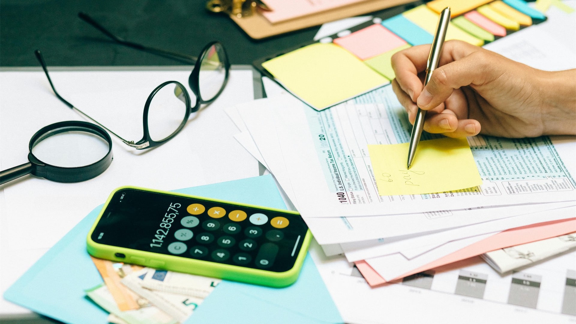 Money and documents